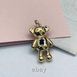 018074560 Authentic Brand New Limited Edition Vermeil Teddy Bear Pendant
