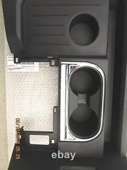 14 19 Toyota Tundra Center Console Bezel Trim With Cup Holer Black Brand New