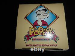 1994 POPEYE FOSSIL WATCH #2 LIMITED EDITION (BRAND NEW IN BOX with COA)