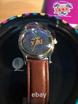 1997 Super bowl New Orleans Limited Edition Watch With Leather Band Brand New