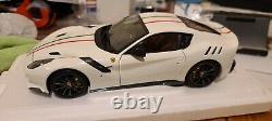 1of100 Brand New 1/18 BBR Ferrari F12 TDF Bianca Avus Italian Flag (New hinges)