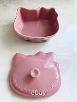 2 Brand New Hello Kitty x LINE Friends Sanrio LIMITED EDITION Ceramic Oven Dish