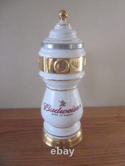 2001 Limited Edition Handcrafted Anheuser-Busch Draught Tower Stein BRAND NEW