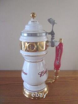 2001 Limited Edition Handcrafted Anheuser-Busch Draught Tower Stein BRAND NEW