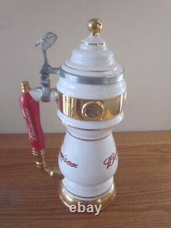 2001 Limited Edition Handcrafted Anheuser-Busch Draught Tower Stein BRAND NEW