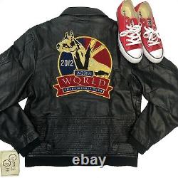 2012 AQHA World Championship Show Cripple Creek Leather Jacket Brand New NWT