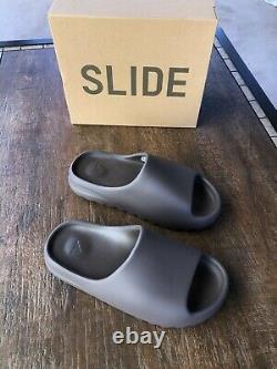 2021 Adidas Yeezy Slides Soot Brown Sizes 6-11 GX6141 Brand NEW / FAST Shipping