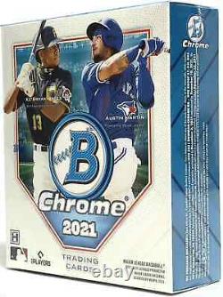 2021 Bowman Chrome Baseball Hobby Box Brand New Sealed Free Priority Shipping