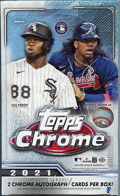 2021 Topps Chrome Baseball Hobby Box