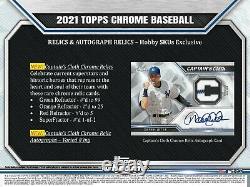 2021 Topps Chrome Baseball Hobby Box