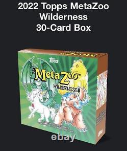 2022 Topps MetaZoo Wilderness LIMITED EDITION Six (6) BRAND NEW sealed boxes