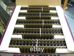 50 Pack BRAND NEW MTH 45-1001 ScaleTrax 10 Solid Rail Straight Track Section's