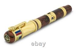 Admiral Ancora Brand new Limited Edition 18k Gold Fountain pen N 10 from 88