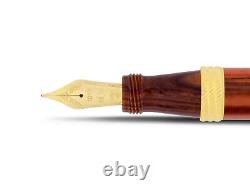 Admiral Ancora Brand new Limited Edition 18k Gold Fountain pen N 10 from 88