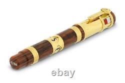 Admiral Ancora Brand new Limited Edition 18k Gold Fountain pen N 10 from 88