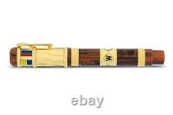 Admiral Ancora Brand new Limited Edition 18k Gold Fountain pen N 10 from 88