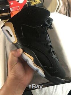 Air Jordan 6 DMP Retro Men Size 11 Black/Metallic Gold Brand New Nike
