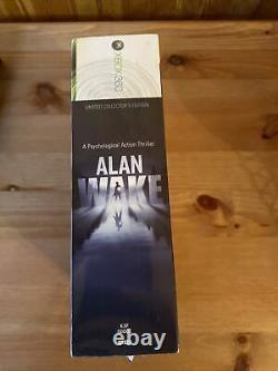 Alan Wake Limited Collector's Edition XBox 360 RARE SEALED Brand New Complete
