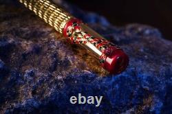 Ancora Brand new Enameld Coral Snake Limited Edition Roller ball pen N 26 of 88