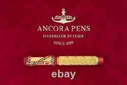 Ancora Brand new Enameld Coral Snake Limited Edition Roller ball pen N 26 of 88