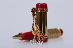 Ancora Brand new Enameld Coral Snake Limited Edition Roller ball pen N 26 of 88