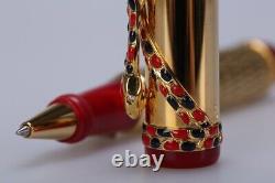 Ancora Brand new Enameld Coral Snake Limited Edition Roller ball pen N 26 of 88