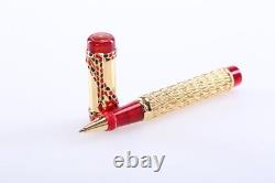 Ancora Brand new Enameld Coral Snake Limited Edition Roller ball pen N 26 of 88