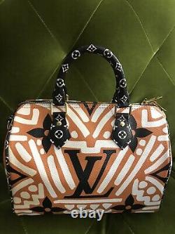 Auth Brand New 2020 Louis Vuitton Limited Edition Speedy Crafty 25 Crossbody Bag