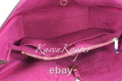 Authentic Brand New Louis Vuitton Kimono MM Monogram Grape Handbag Tote Bag