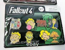 BRAND NEW Bethesda Thinkgeek Fallout Limited Edition Icon Enamel Pin Set 1 2 & 3