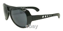 BRAND NEW Black Flys Sunglasses KING FLY SHINY BLACK Smoke LENS LIMITED EDITION