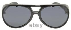 BRAND NEW Black Flys Sunglasses KING FLY SHINY BLACK Smoke LENS LIMITED EDITION