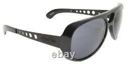 BRAND NEW Black Flys Sunglasses KING FLY SHINY BLACK Smoke LENS LIMITED EDITION