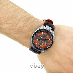 BRAND NEW Citizen Men's LTE Promaster Tsuno Racer Orange Dial Watch AV0078-04X