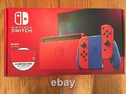 BRAND NEW FACTORY SEALEDNintendo Switch Console Mario Red Blue Limited Edition