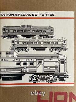 BRAND NEW Lionel 6-1766 1977 Service Station Special Set Baltimore Ohio BUDD