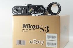 BRAND NEW! Nikon S3 Limited Edition Black NIKKOR-S 50mm f/1.4 From JAPAN #731