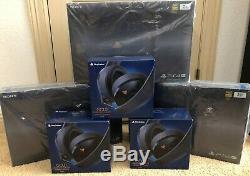 BRAND NEW PlayStation 4 PS4 Pro 2TB 500 Million BUNDLE w Limited Edition Headset