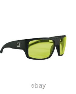 BRAND NEW Rockwell Sunglasses THE NERO Black / Yellow Lens LIMITED EDITION