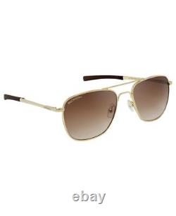 BRAND NEW Rockwell Sunglasses VENEZIA Gold / Gradient Brown Lens LIMITED EDITION