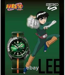 BRAND NEW Seiko 5 Men's Auto Naruto Limited Edition Rock Lee Watch SBSA095