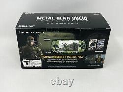 BRAND NEW Sony PSP Limited Edition Metal Gear Big Boss Bundle Console with Extras