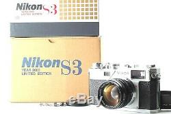 BRAND NEW UNUSED Nikon S3 2000 Limited Edition With 50mm F/1.4 From Japan #1357