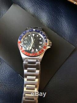 BRAND NEW With TAGS YEMA SUPERMAN HERITAGE GMT DIVER 39MM PEPSI BEZEL LIMITED