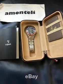 BRAND NEW With TAGS YEMA SUPERMAN HERITAGE GMT DIVER 39MM PEPSI BEZEL LIMITED