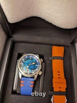 BRAND NEW rare OCEAN CRAWLER Limited Edition BLUE Piranha watch