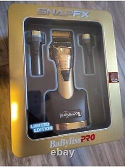 BaBylissPRO SNAPFX Hair Clipper for Men FX890GI Limited Edition Gold BRAND NEW