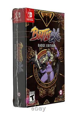 Battle Axe Badge Edition Nintendo Switch 2021 Brand New Limited Run Numskull