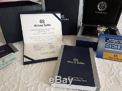 Brand New 2018 Grand Seiko 20th Anniversary Limited Edition Full Set/warranty