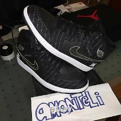 Brand New Air Jordan 1 Opening Day Pack Barons Black 2008 Sz 12 Deadstock